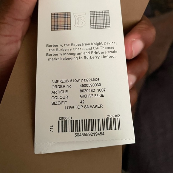 Men’s Burberry shoes worn twice - Picture 7 of 10